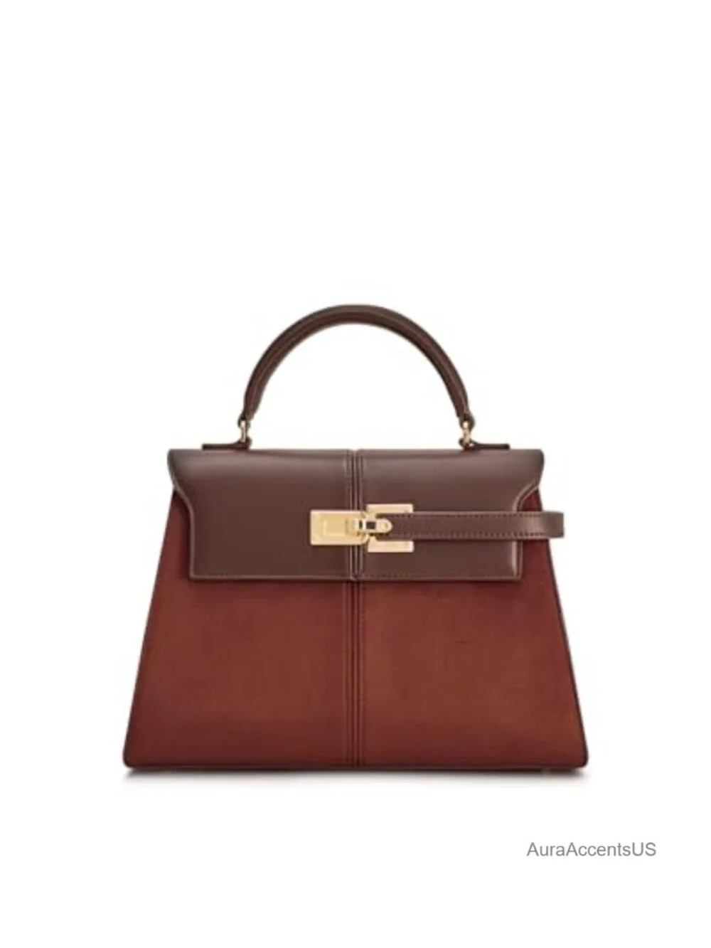 JW PEI Elise Top Handle Bag Faux Suede Vegan Leather Shoulder